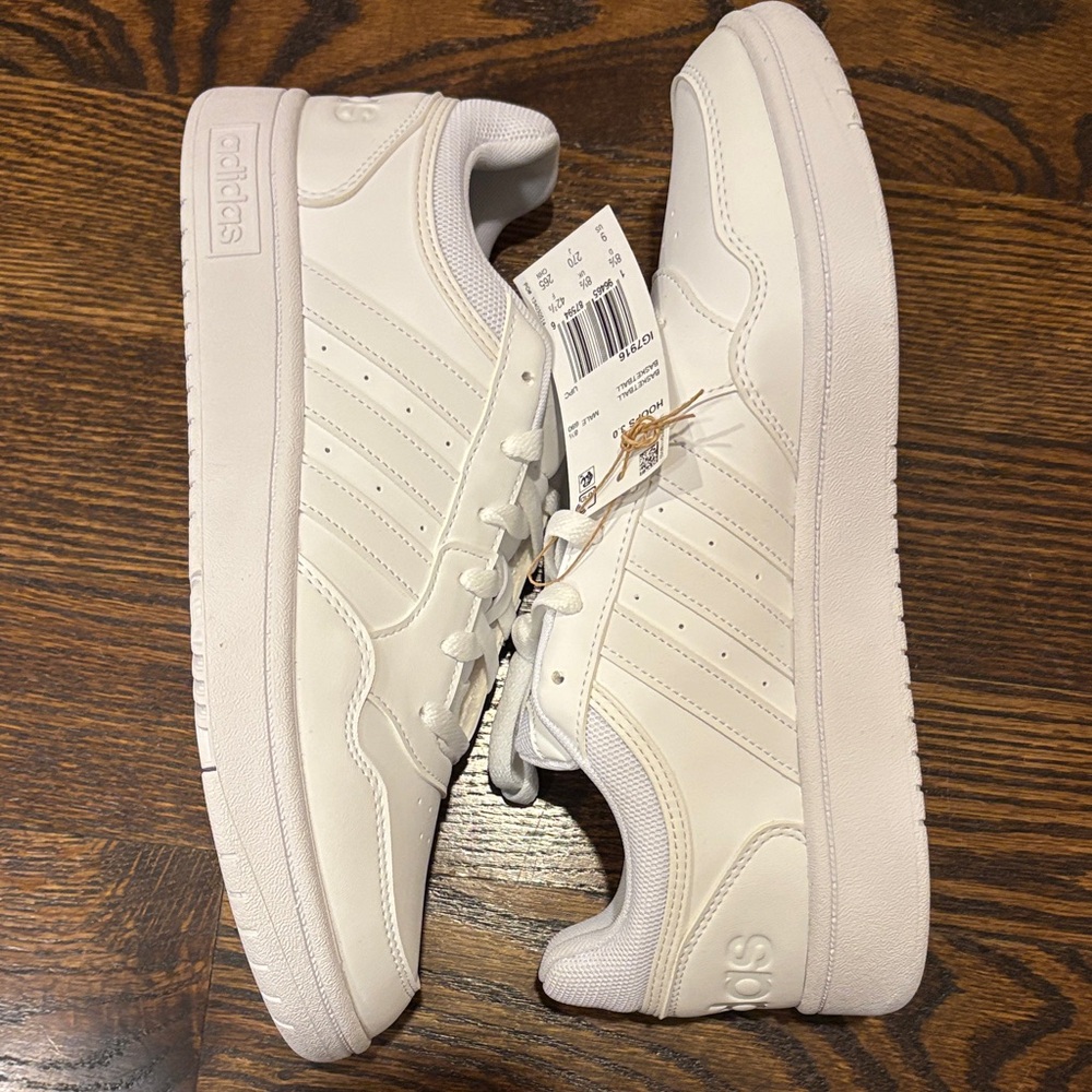 Adidas Men's White Athletic Sneakers